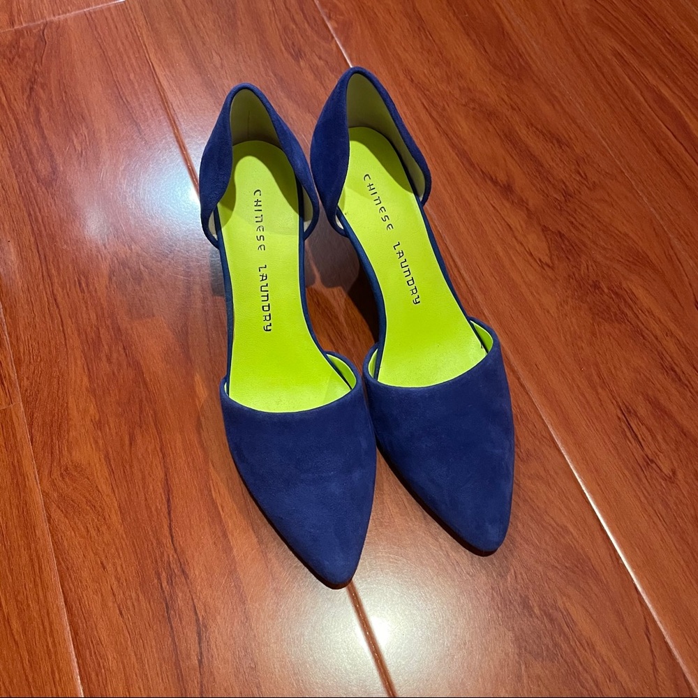 Chinese Laundry high heels royal blue
